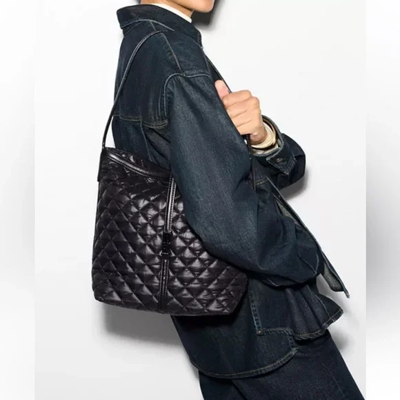 MZ Wallace Black Astor Hobo Bag - Picture 3 of 15